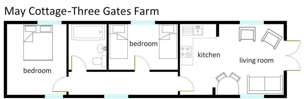 Three Gates Farm Holiday Cottages Huntsham Kültér fotó